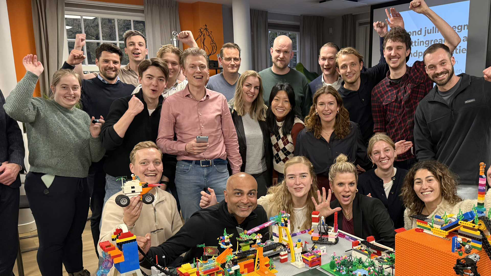 Chain Reaction met LEGO® bouwstenen