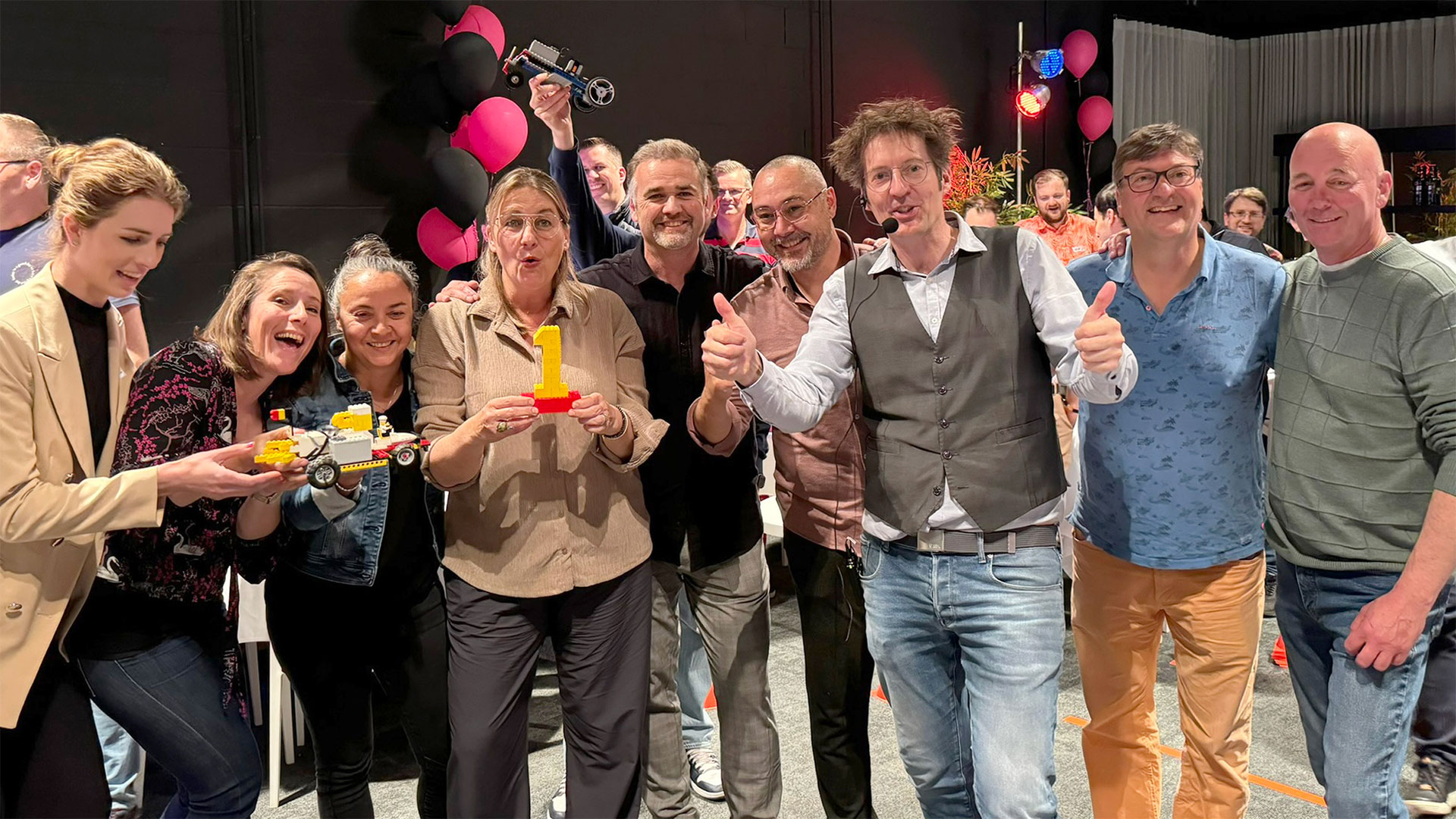 Zeepkistenrace met LEGO® bouwstenen